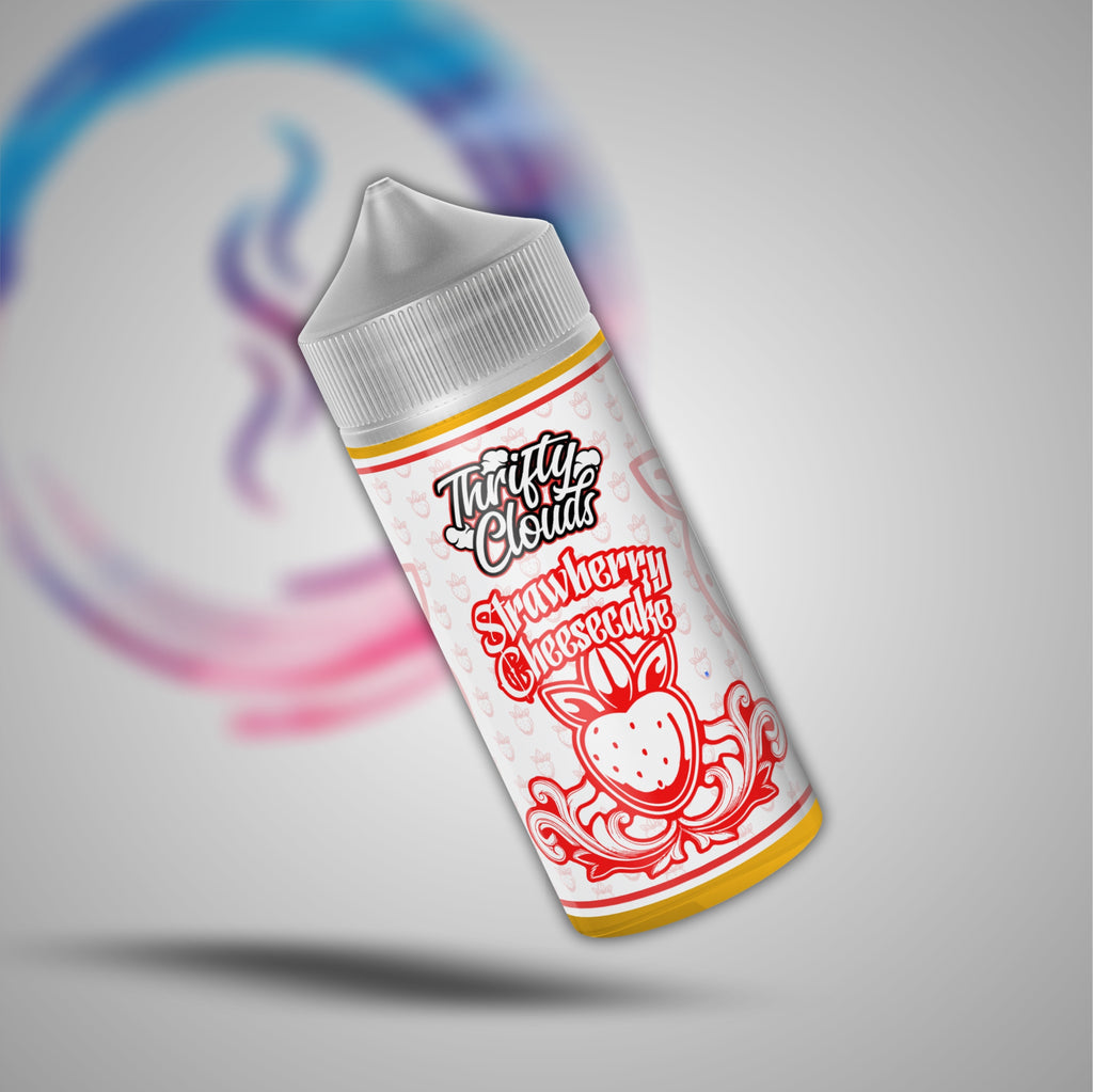 Strawberry Cheesecake Thrifty Clouds 100ml Fogging Amazing